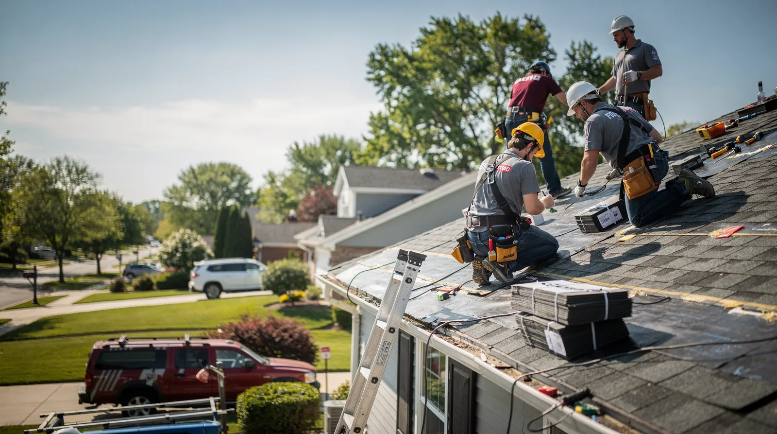 Roof Repair in Saunemin, IL around you